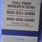 Vintage Matchbook La Quinta Motor Inn Texas Matches