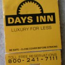 Vintage Matchbook Days Inn Dallas Fort Worth Texas Matches