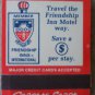 Vintage Matchbook La Villa Motel Club Restaurant Red Stripe Denison Texas Matches
