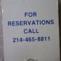 Vintage Matchbook La Villa Motel Club Restaurant Denison Texas Matches