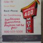 Vintage Matchbook Imperial 400 Motels Texas Matches