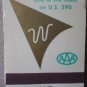Vintage Matchbook Flying W Lodge Ozona Texas Matches