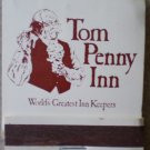 Vintage Matchbook Tom Penny Inn Fort Worth Texas Matches