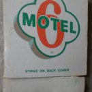Vintage Matchbook Motel 6 White Matches