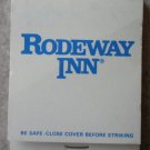 Vintage Matchbook Rodeway Inn R Logo Matches