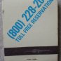 Vintage Matchbook Rodeway Inn Toll Free Reservations Matches