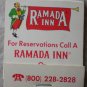 Vintage Matchbook Ramada Inn Welcome Home Matches