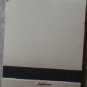Vintage Matchbook Holiday Inn White Tan Matches