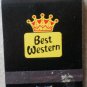 Vintage Matchbook Best Western Black Matches