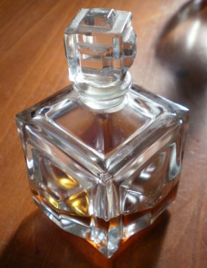 Molinard Perfume Bottle 2F oz 1/2 France Vintage 1/3 full