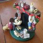 Disney Figurine Midwest of Cannon Falls Mickey Mouse Fireplace Santa Cookies