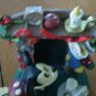 Disney Figurine Midwest of Cannon Falls Mickey Mouse Fireplace Santa Cookies