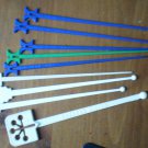 Vintage Swizzle Stick Hilton Hotel Lot 9 Caracas Berlin Hong Kong Hawaii Dallas St Louis