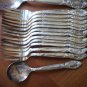 Oneida Ballad Country Lane Forks Serving Spoon Lot 16 Silver Plated Flatware
