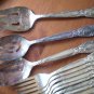 Oneida Ballad Country Lane Forks Serving Spoon Lot 16 Silver Plated Flatware