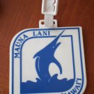 Golf Bag Tag Mauna Lani Hawaii Francis H I'i Brown Resort Kohala Coast