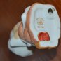 Lefton Pilgrim Girl Praying Figurine Vintage 02161 Sri Lanka 3.5in Peach White
