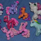 My Little Pony FIgures Lot Ponyville 2006 Attached Legs 2004 2008 Hasbro