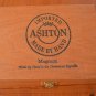 Cigar Box Ashton Magnum Wood Hinged 7.5 x 2.5 x 5.75 inches