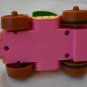 Smurfs Smurfette Vehicle Pull Back Motor Leaf Car Pink 2008 Peyo Lafig Jakks