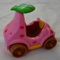 Smurfs Smurfette Vehicle Pull Back Motor Leaf Car Pink 2008 Peyo Lafig Jakks