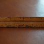 Lietz Triangular Ruler Wood Germany Vintage Old Wooden 12.75in Architect Scales