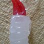Vintage Glass Charm Hand Blown Candle Christmas 1 in White