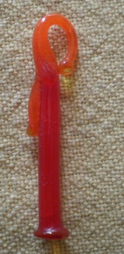 Vintage Glass Charm Hand Blown Candle Christmas 1 in Red
