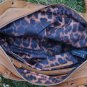 Makowsky Bag British Tan Leather Handbag Silvertone Metal Hardware Purse