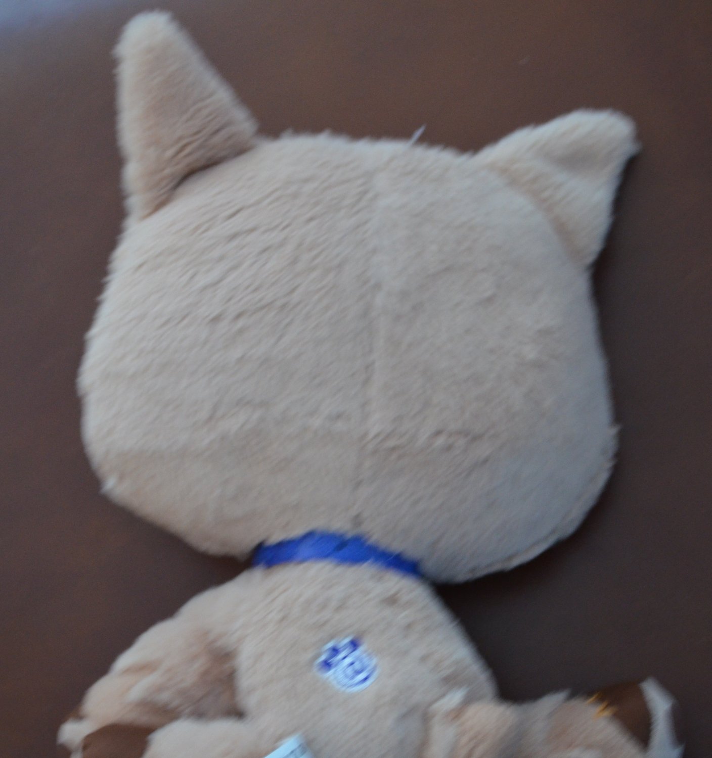 Littlest Pet Shop Plush Dog LPS 2007 Tan Puppy 9in VIP Hasbro Stuffed