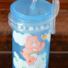 Care Bears Cup with Lid Straw Blue Zak Designs 03199 Blue Plastic 2004