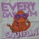 Sesame Street Snuffleupagus T-Shirt Every Day I'm Snuffling Adult Small