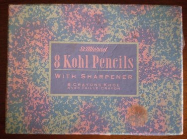 St Michael 8 Kohl Pencils Sharpener 1985 Vintage Marks Spenc