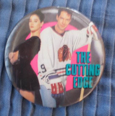 Cutting Edge Movie Pin Button Badge Hockey Skating 1992