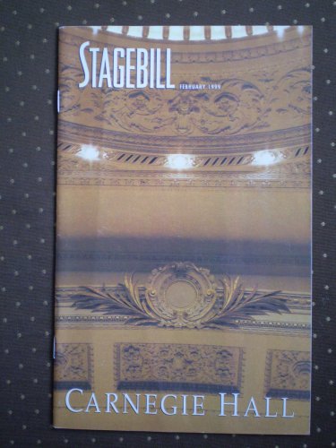 Stagebill February 1999 Carnegie Hall