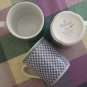 Villeroy n Boch Switch 3 Porcelain Lot 3 Mugs Castell Checkered