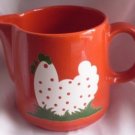 Waechtersbach Chicken Hen Pitcher Red West Germany