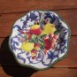 Fitz and Floyd Pedestal Bowl Tray Fruits FF Classics