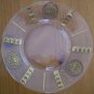 Georges Briard Cheese Caviar Canape 3-pc Dish Lid Server