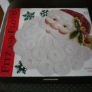 Fitz and Floyd Christmas Santa Canape Plate 2002 FF