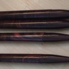 Redipoint B B Mechanical Pencils Brown Marble Plastic Vintage Marbleized Lot 4