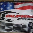 California Speedway Pillow Pad Seat Vinyl Racing
