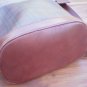 Ralph Lauren Brown Plaid Bag Polo Vintage Leather Trim Shoulder