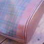 Ralph Lauren Brown Plaid Bag Polo Vintage Leather Trim Shoulder