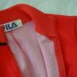 Vintage Fila Red Overall Coverall Adult Size 6 Stripe Blue White Yellow