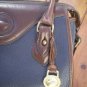 Dooney Bourke All Weather Leather Blue Satchel Vintage Bag