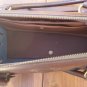 Dooney Bourke All Weather Leather Blue Satchel Vintage Bag