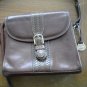 Brahmin Bag Vintage Brown Leather Weave Purse Authentic Woven Strap