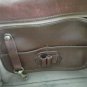Brahmin Bag Vintage Brown Leather Weave Purse Authentic Woven Strap