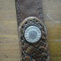 Brahmin Bag Vintage Brown Leather Weave Purse Authentic Woven Strap
